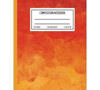 Autumn Watercolor Composition Notebook: Seasonal Lined Journal for Fall Writing, Thanksgiving Planning, and Creative Reflections: College Ruled ... Teachers, Journaling, and Holiday Gratitude