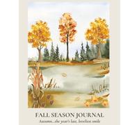 Autumn Watercolor Reflections: A Fall Journal for Creativity and Calm - 100 pages (7.25 x 9.5)
