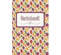 Autumn Whispers: Fall Leaves Notebook: Cozy Watercolor Leaf Journal for Everyday Writing - 6" x 9", 100 Narrow Lined Pages