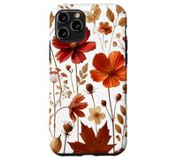 Autumn Wildflower Botanical Burnt Orange Fall Style Look Custodia per iPhone 11 Pro