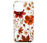 Autumn Wildflower Botanical Burnt Orange Fall Style Look Custodia per iPhone 12 Pro Max