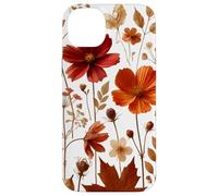 Autumn Wildflower Botanical Burnt Orange Fall Style Look Custodia per iPhone 14 Plus