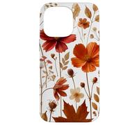 Autumn Wildflower Botanical Burnt Orange Fall Style Look Custodia per iPhone 14 Pro Max