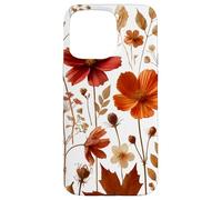 Autumn Wildflower Botanical Burnt Orange Fall Style Look Custodia per iPhone 15 Pro Max