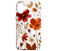 Autumn Wildflower Botanical Burnt Orange Fall Style Look Custodia per iPhone 16 Plus