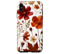 Autumn Wildflower Botanical Burnt Orange Fall Style Look Custodia per iPhone XS Max