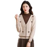 Autumn-Winter Mock Neck Long Sleeve Sweater Fashion Floral Fake Two Piece Patchwork Knitwear Tops
