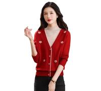 Autumn-Winter Mock Neck Long Sleeve Sweater Fashion Floral Fake Two Piece Patchwork Knitwear Tops