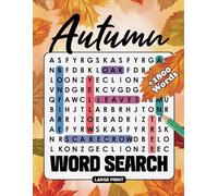 Autumn Word Search: +1800 Autumn Themed Word Searches, Autumn Activity Book for Adults, Fall Season Gifts for Men & Women