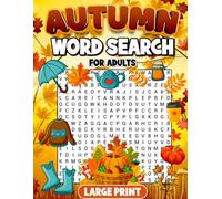 Autumn Word Search for Adults Large Print: 50 Puzzles on a Fall Theme