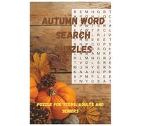 Autumn Word Search Puzzle Book: Large Print Puzzles about Fall, Foliage, and Autumn Themes