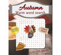 Autumn word search puzzle book: Word searches with easy to read print about Autumn, Fall, Seasonal and More | Themed vocabulary for Adults | 8x10 ... Relaxation, Stress-free, Holidays, Free Times