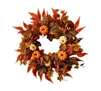 Autumn Wreath | Artificial Halloween Decoration Harvest Garland