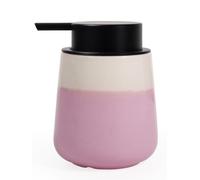 Autumnlife Dispenser di sapone rosa e bianco, liquido