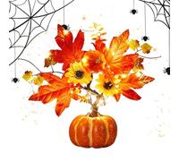 autunnale luminosa | decorazione autunnale a batteria come centrotavola - per la decorazione autunnale sugli alberi, per il raccolto, per Halloween, giorno del Ringraziamento, matrimonio
