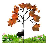 autunnali, impermeabili, decorazione per il Ringraziamento con | Lampada solare con picchetto per esterni, per giardino, cortile, terrazza, balcone, prato, sentiero