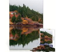 Autunno a Trinity Bay - Puzzle da 1000 pezzi per adulti - Esercizio di ragionamento - Evasione consapevole - Bordi di alta qualità - Regalo per le vacanze (50x75cm)