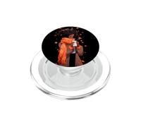 Autunno Afro Donna Afro Americano Autunno Zucca Spice Latte PopSockets PopGrip per MagSafe