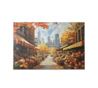 Autunno al mercato cittadino 500 pezzi puzzle per adulti famiglia puzzle per donne uomini