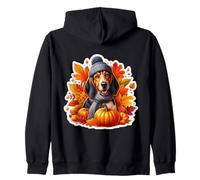 Autunno Autunno Bluetick Coonhound Proprietario Cane Amante del Ringraziamento Felpa con Cappuccio