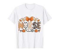 Autunno Autunno Infermiera Camicia da Donna Thankful Grateful Blessed Maglietta