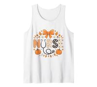 Autunno Autunno Infermiera Camicia Donna Zucca Thankful Nurse Life Canotta