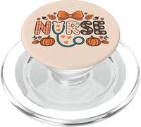 Autunno Autunno Infermiera Camicia Donna Zucca Thankful Nurse Life PopSockets PopGrip per MagSafe