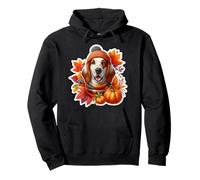 Autunno Autunno Inglese Setter Cane Proprietario Amante Zucca Vintage Felpa con Cappuccio