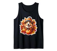 Autunno Autunno Miniature American Shepherd Dog Pumpkin Proprietario Canotta