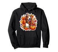 Autunno Autunno Treeing Walker Coonhound Cane Proprietario Ringraziamento Felpa con Cappuccio