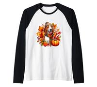 Autunno Autunno Treeing Walker Coonhound Cane Proprietario Ringraziamento Maglia con Maniche Raglan
