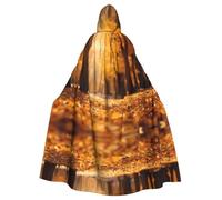 Autunno Bella Autunno Hd Adulto Halloween Party Mantello - Elegante Tema Zucca Con Cappuccio Mago Veste Cosplay Costumi Nero