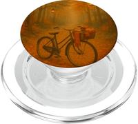 Autunno Bicicletta Giù Lanterna-Lit Percorso Attraverso Foglie PopSockets PopGrip per MagSafe