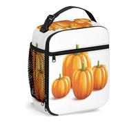 Autunno, Borsa per il pranzo Borsa per il pranzo isolata Borse riutilizzabili per donne Uomini Lavoro Picnic Campeggio, Frutta del Ringraziamento a stagione autunnale, Borsa per il pranzo portatil