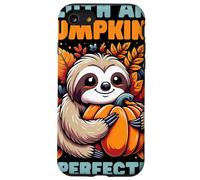 Autunno Bradipi e Zucche Autunno Ringraziamento Halloween Custodia per iPhone SE (2020) / 7/8