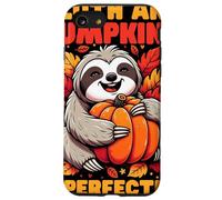Autunno Bradipi e Zucche Autunno Ringraziamento Halloween Custodia per iPhone SE (2020) / 7/8