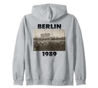 Autunno del Muro di Berlino, Berlino 1989, libertà Felpa con Cappuccio