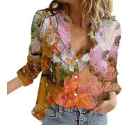 Autunno Donna Day Prime Camicia Elegante Donna Curvy Camicia Donna in Pizzo Camicia Nera Lunga Estiva Chiffon Abiti in Puro Cotone Camicia di Pizzo Donna Elegante Top Elegante Avorio Clearance Items