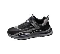 Autunno e Inverno Moda Uomo Sneakers Uomo Mesh Confortevole Casual Scarpe Uomo Casual Slip on Scarpe Taglia 14, Nero , 38 2/3 EU