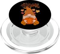 Autunno elfo adorabile zucca foglie secche regalo celebrare PopSockets PopGrip per MagSafe