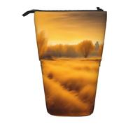 Autunno Erba Dorata Paesaggi Verticale Retrattile Astuccio Cancelleria Box Adulto U