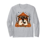 Autunno Fantasmi Accogliente Lettura Spettrale Maglia a Manica