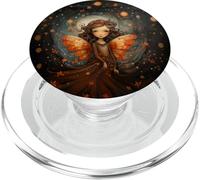 Autunno Fata Fata Fata Alata Farfalla Mistica PopSockets PopGrip per MagSafe