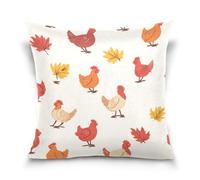 Autunno Foglia d'Acero Pollo Beige coreano cuscino caso tiro federe bulk Home Decor Per La Casa Divano 18 x 18