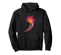 Autunno Foglia I Love Fall Colori Felpa con Cappuccio