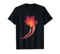 Autunno Foglia I Love Fall Colori Maglietta