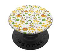 autunno foglia modello per intenso visuale, verde arancione PopSockets PopGrip Adesivo