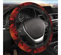 Autunno Foglie Auto Elastico Volante Coprivolante Universale 15 Pollici Veicolo Stretch Volante Protector per Uomini Donne Copertura Protettiva Auto Novità Accessori Interni