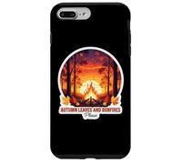Autunno Foglie E Falò Per Favore Caduta Amante Campeggio Camper Custodia per iPhone 7 Plus/8 Plus
