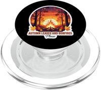 Autunno Foglie E Falò Per Favore Caduta Amante Campeggio Camper PopSockets PopGrip per MagSafe